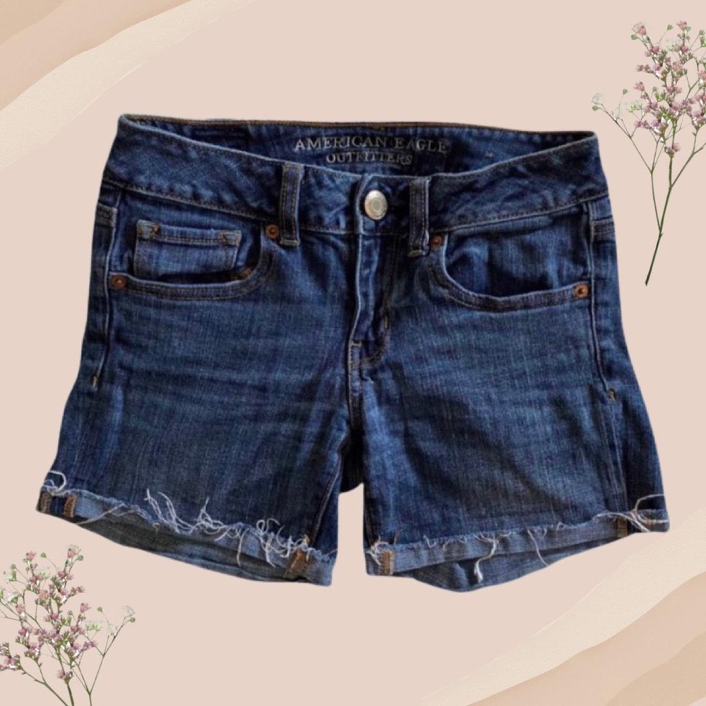 AMERICAN EAGLE - Super Stretch Denim Shorts
